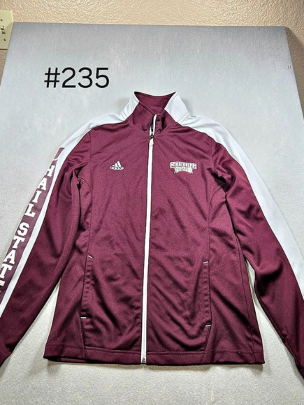 adidas Mississippi State Climacool track jacket Medium